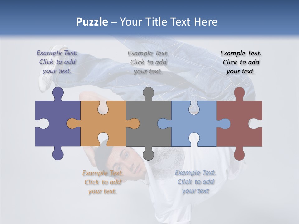 Pose  Boy PowerPoint Template