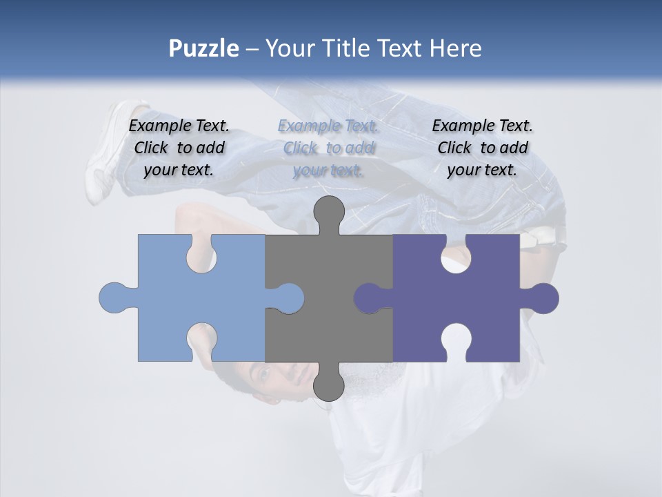 Pose  Boy PowerPoint Template