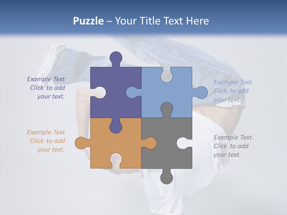 Pose  Boy PowerPoint Template