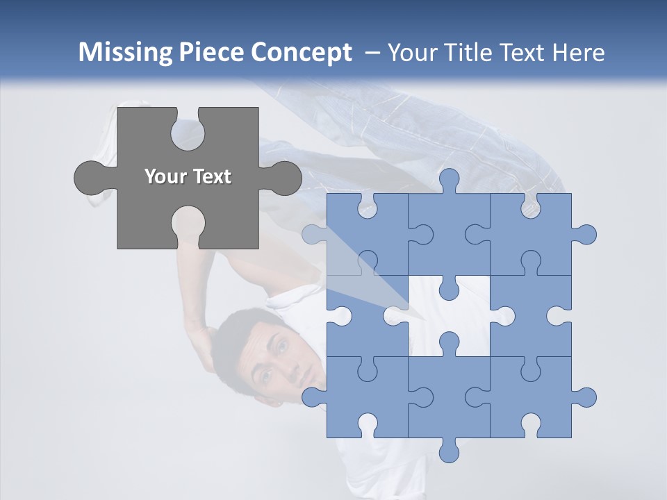 Pose  Boy PowerPoint Template