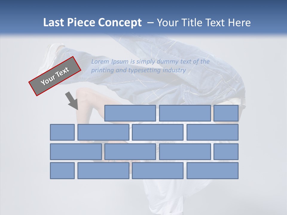 Pose  Boy PowerPoint Template