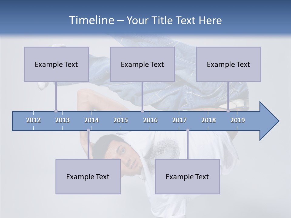 Pose  Boy PowerPoint Template
