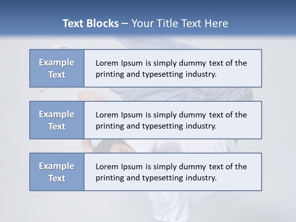 Pose  Boy PowerPoint Template
