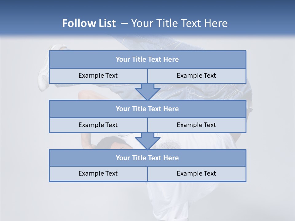 Pose  Boy PowerPoint Template