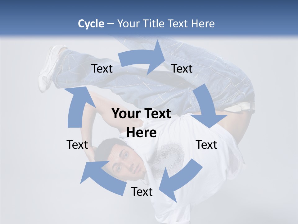 Pose  Boy PowerPoint Template