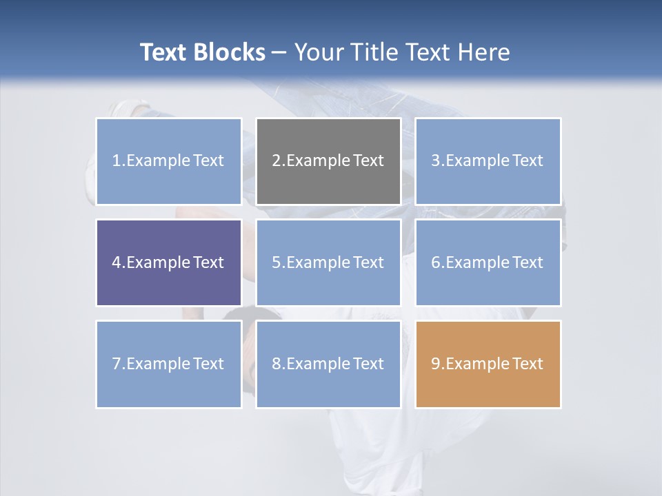 Pose  Boy PowerPoint Template