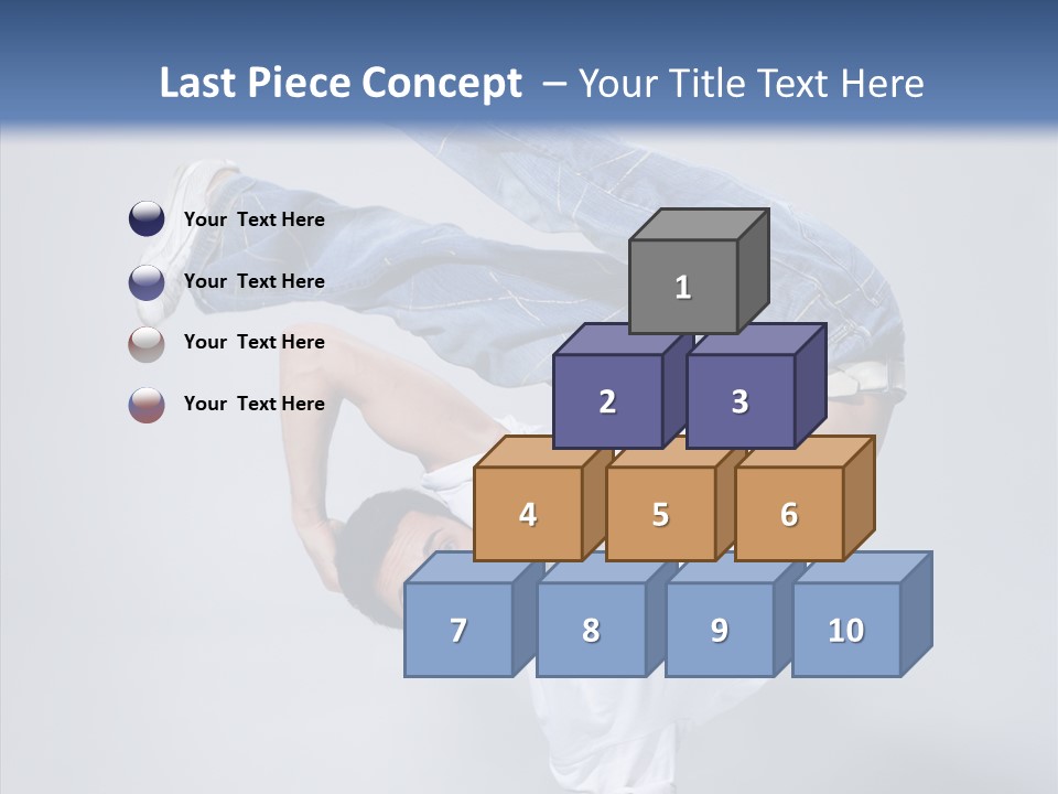 Pose  Boy PowerPoint Template