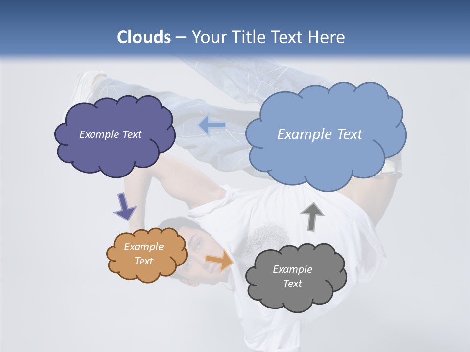 Pose  Boy PowerPoint Template