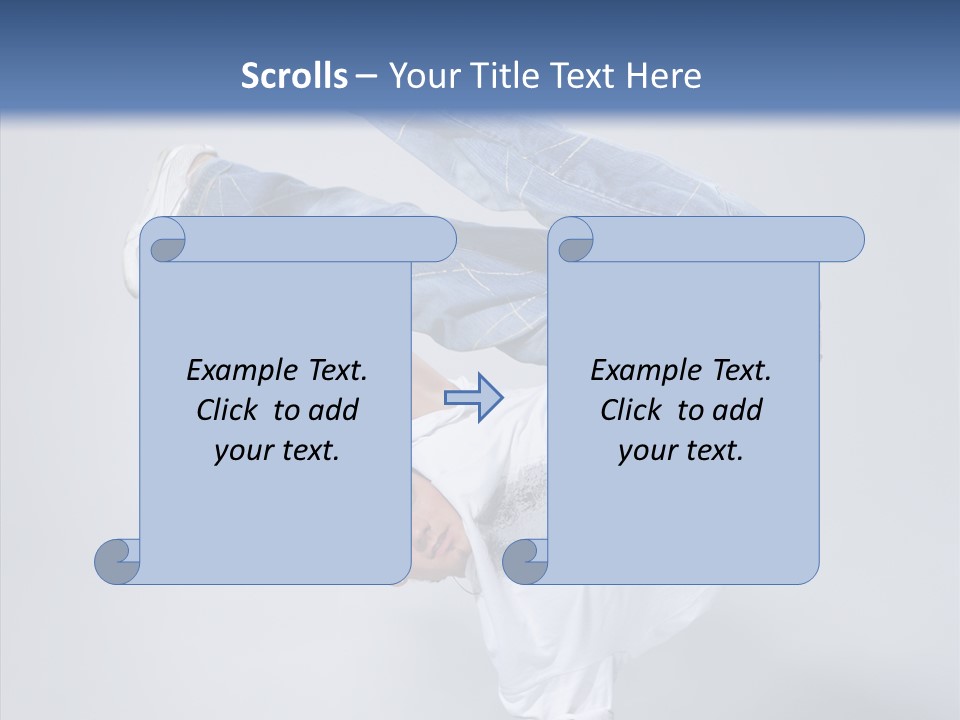 Pose  Boy PowerPoint Template