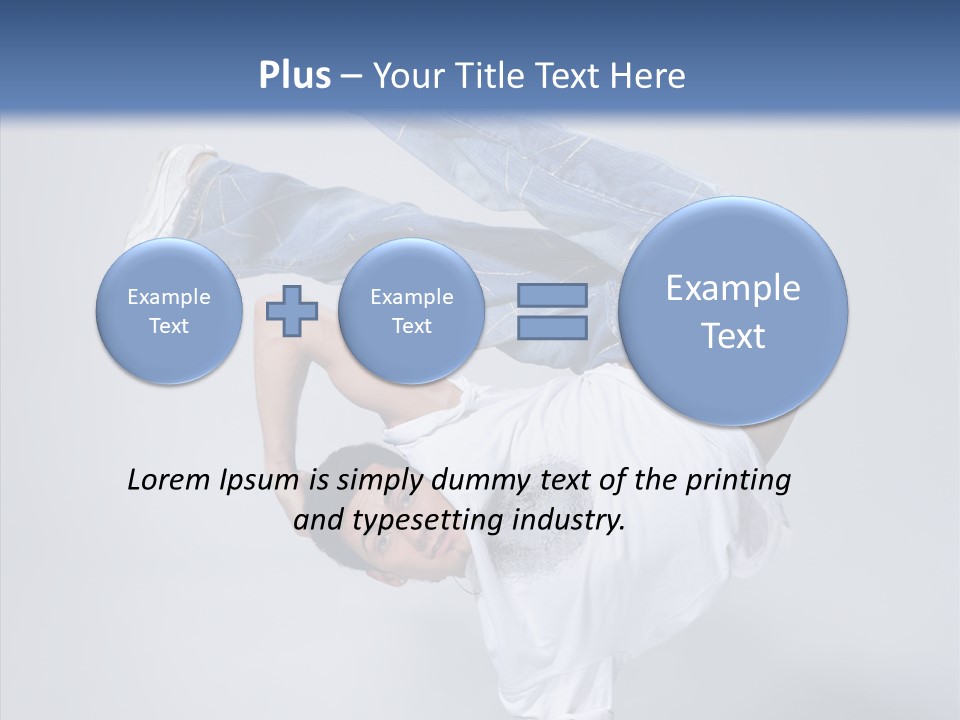 Pose  Boy PowerPoint Template