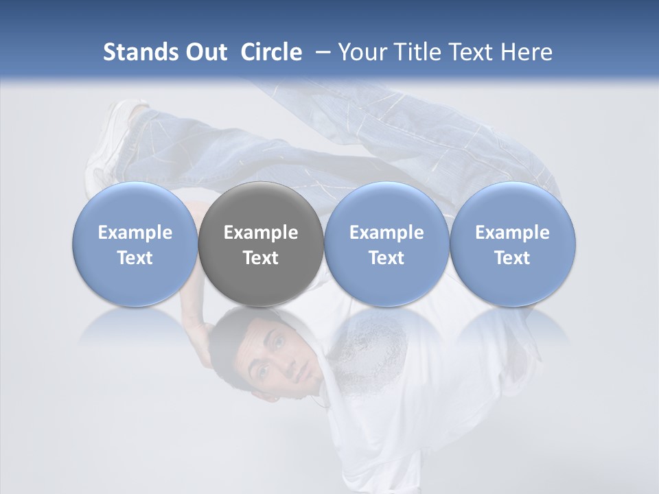 Pose  Boy PowerPoint Template