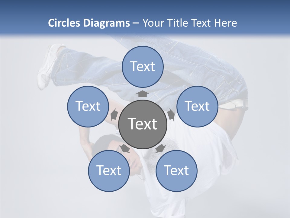 Pose  Boy PowerPoint Template