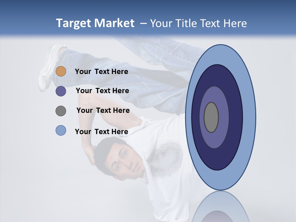 Pose  Boy PowerPoint Template