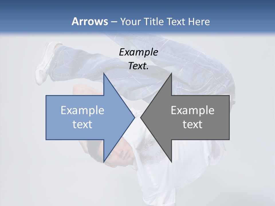 Pose  Boy PowerPoint Template