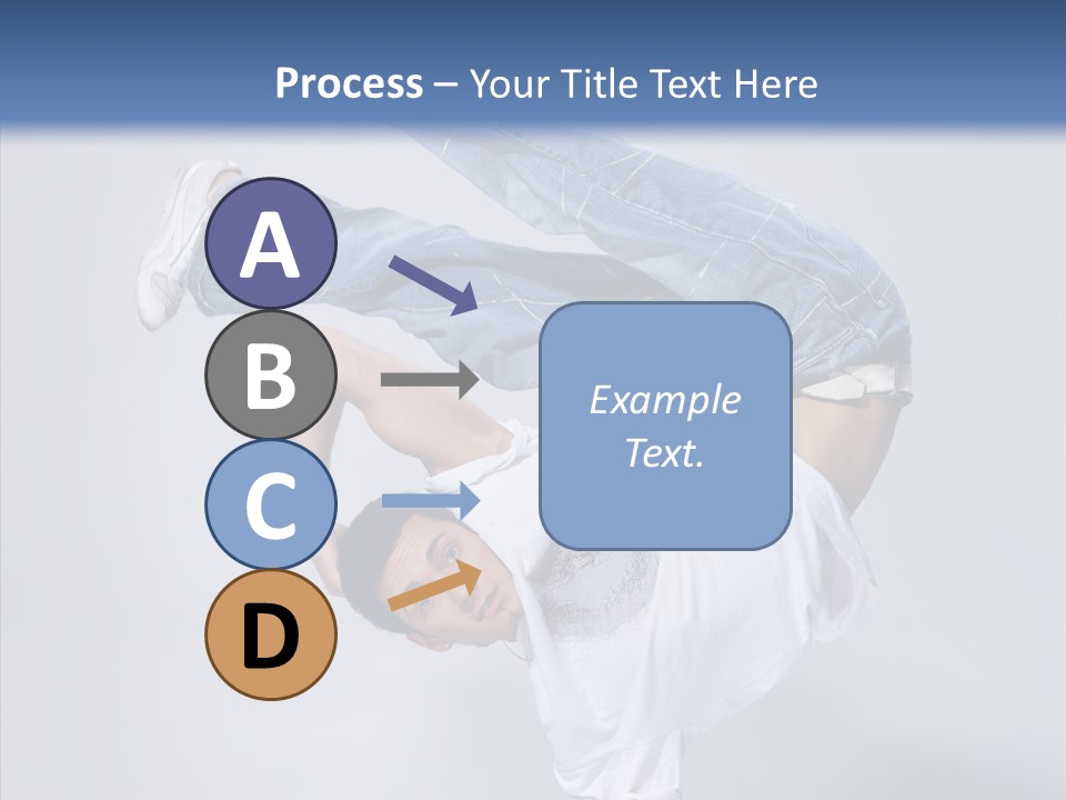 Pose  Boy PowerPoint Template