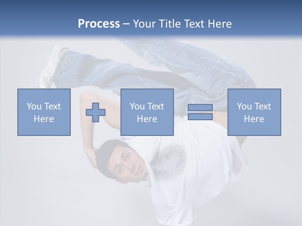 Pose  Boy PowerPoint Template