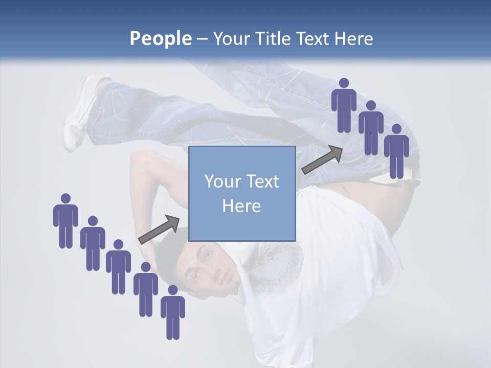 Pose  Boy PowerPoint Template