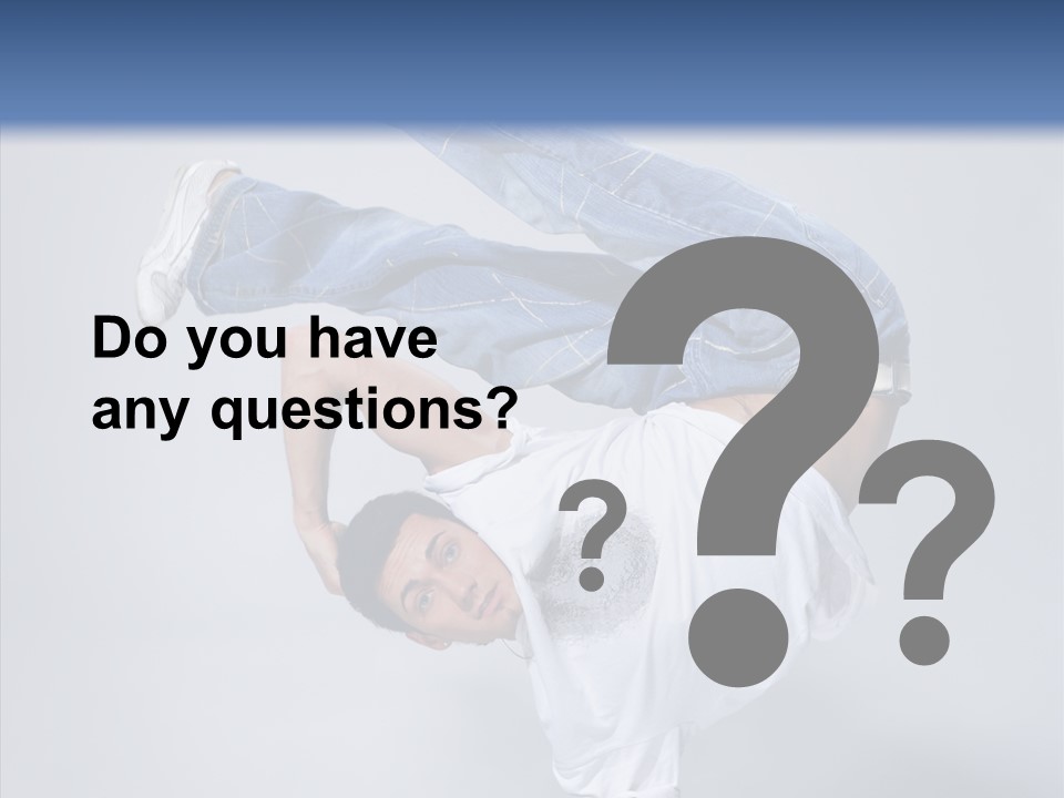 Pose  Boy PowerPoint Template