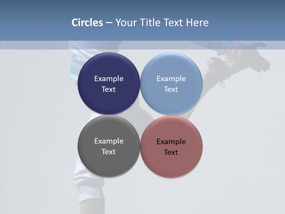 Cool Pose Fitness PowerPoint Template