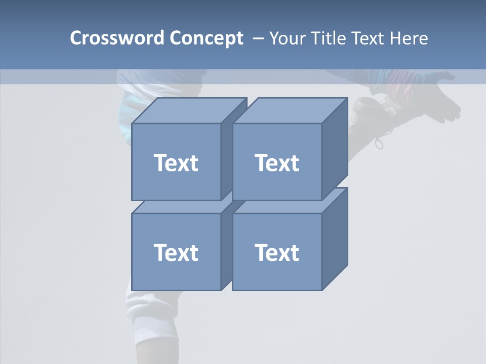 Cool Pose Fitness PowerPoint Template