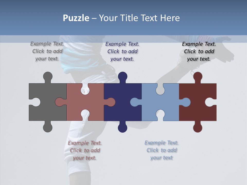 Cool Pose Fitness PowerPoint Template