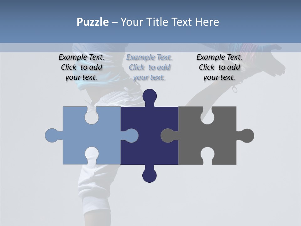 Cool Pose Fitness PowerPoint Template