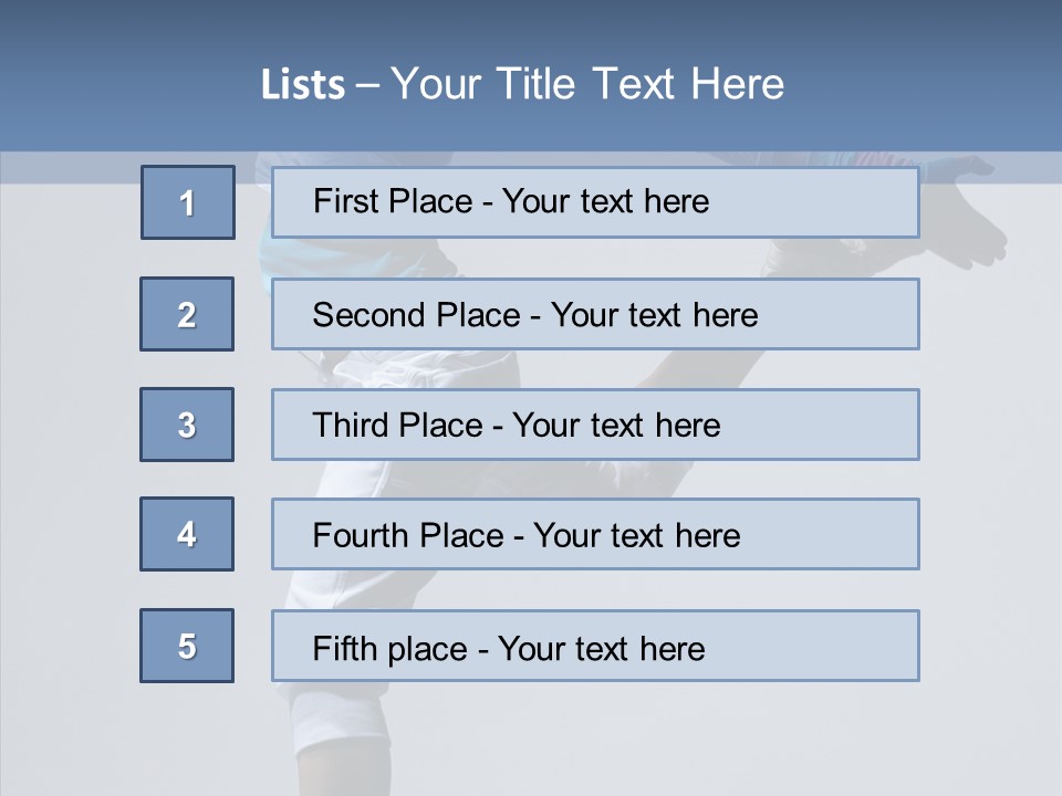 Cool Pose Fitness PowerPoint Template