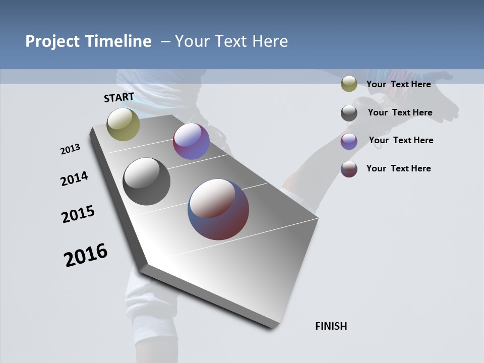 Cool Pose Fitness PowerPoint Template