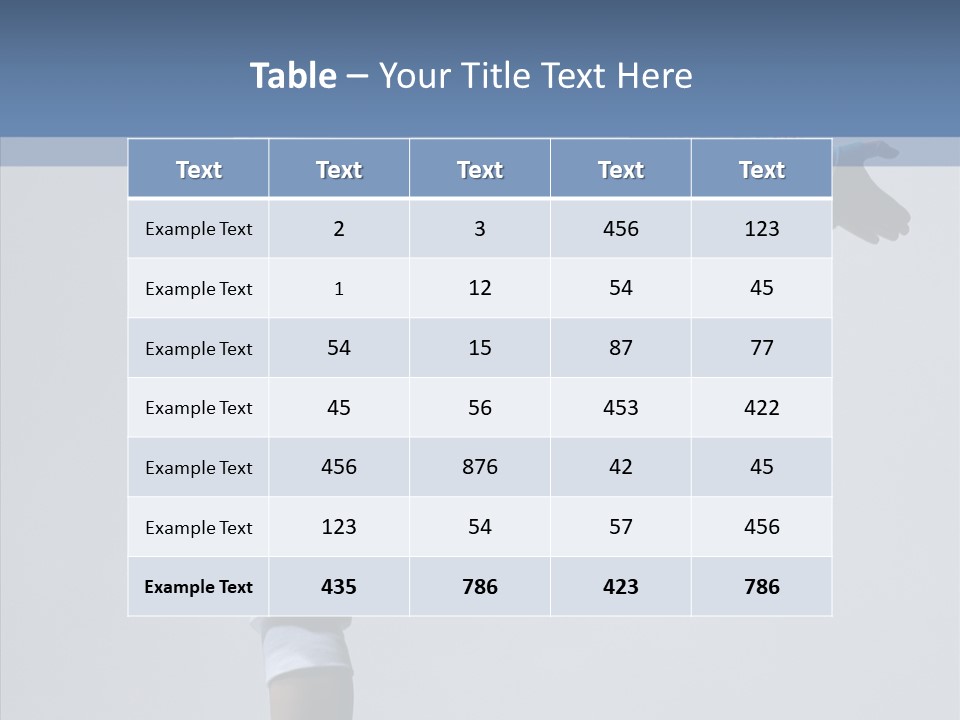 Cool Pose Fitness PowerPoint Template