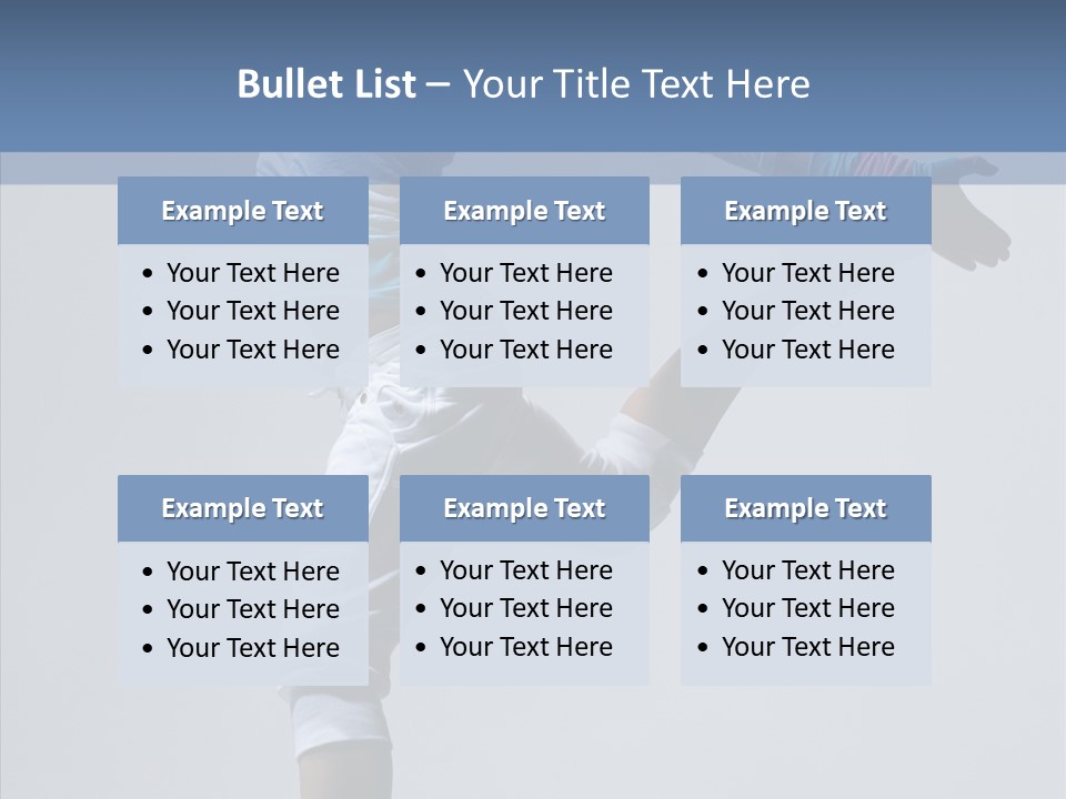 Cool Pose Fitness PowerPoint Template