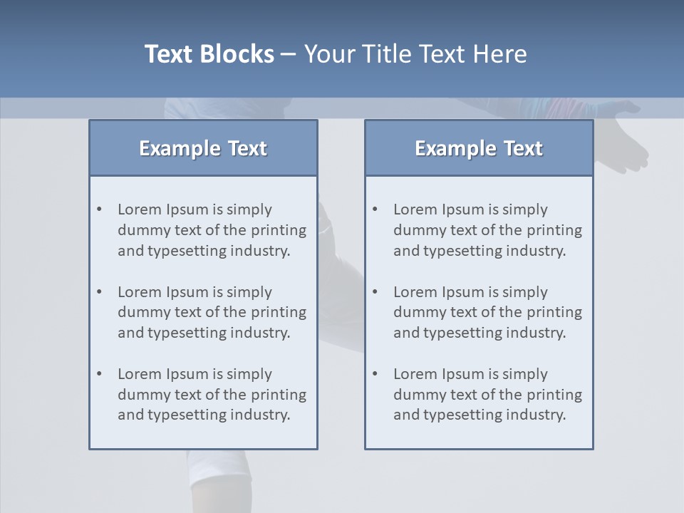 Cool Pose Fitness PowerPoint Template