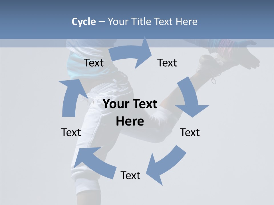 Cool Pose Fitness PowerPoint Template