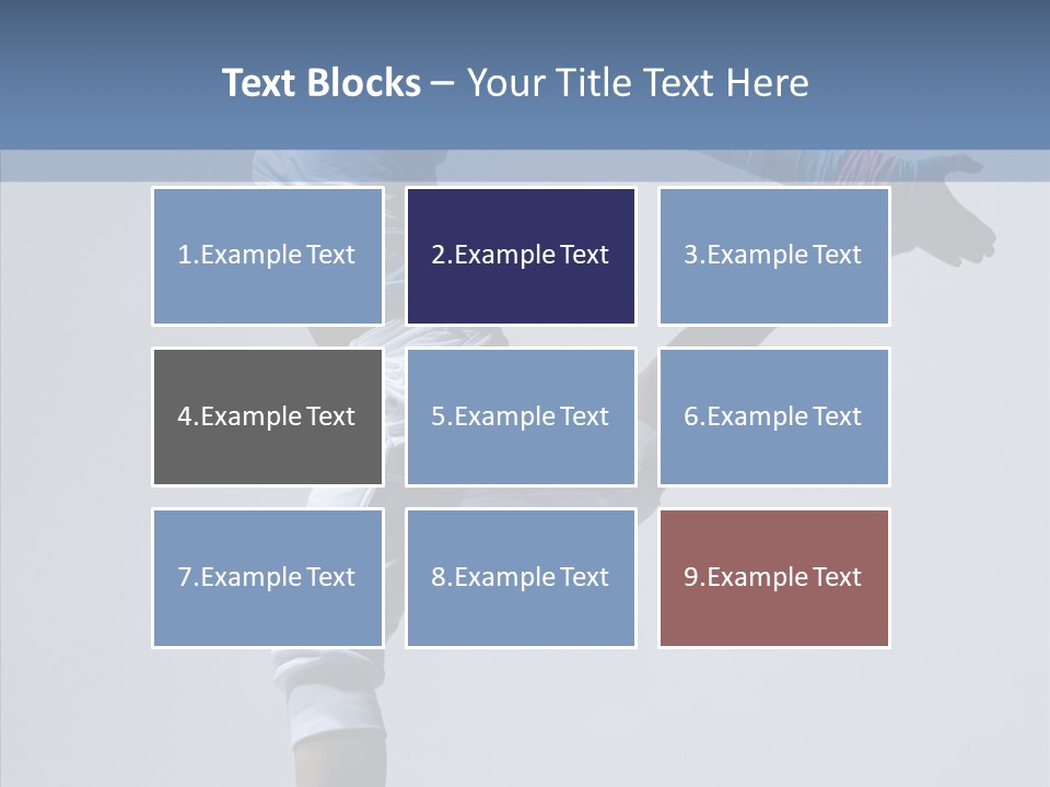 Cool Pose Fitness PowerPoint Template