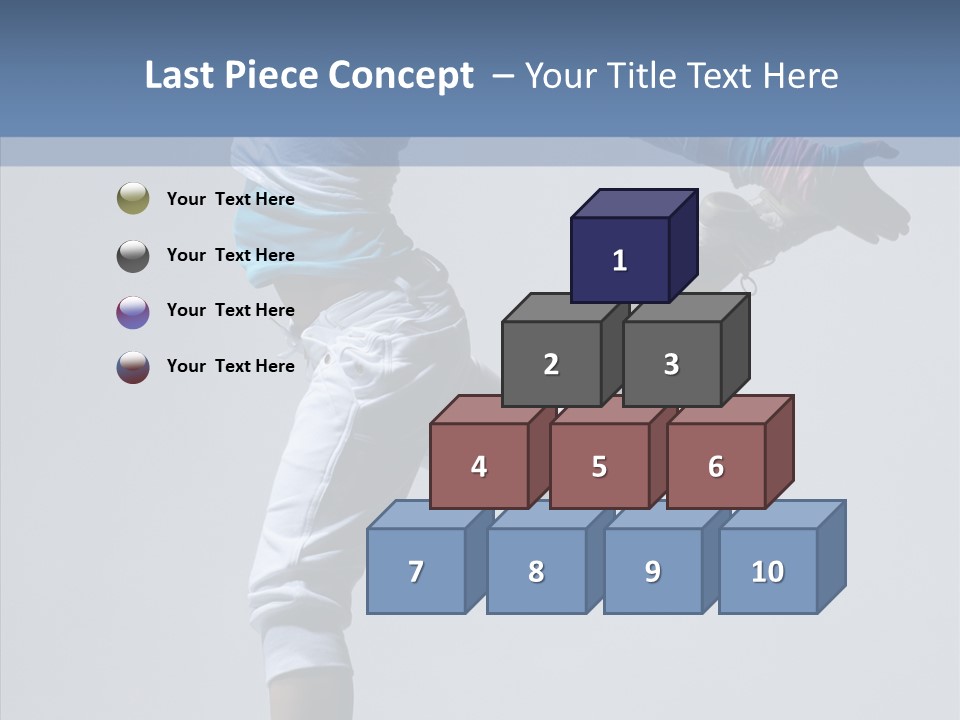 Cool Pose Fitness PowerPoint Template