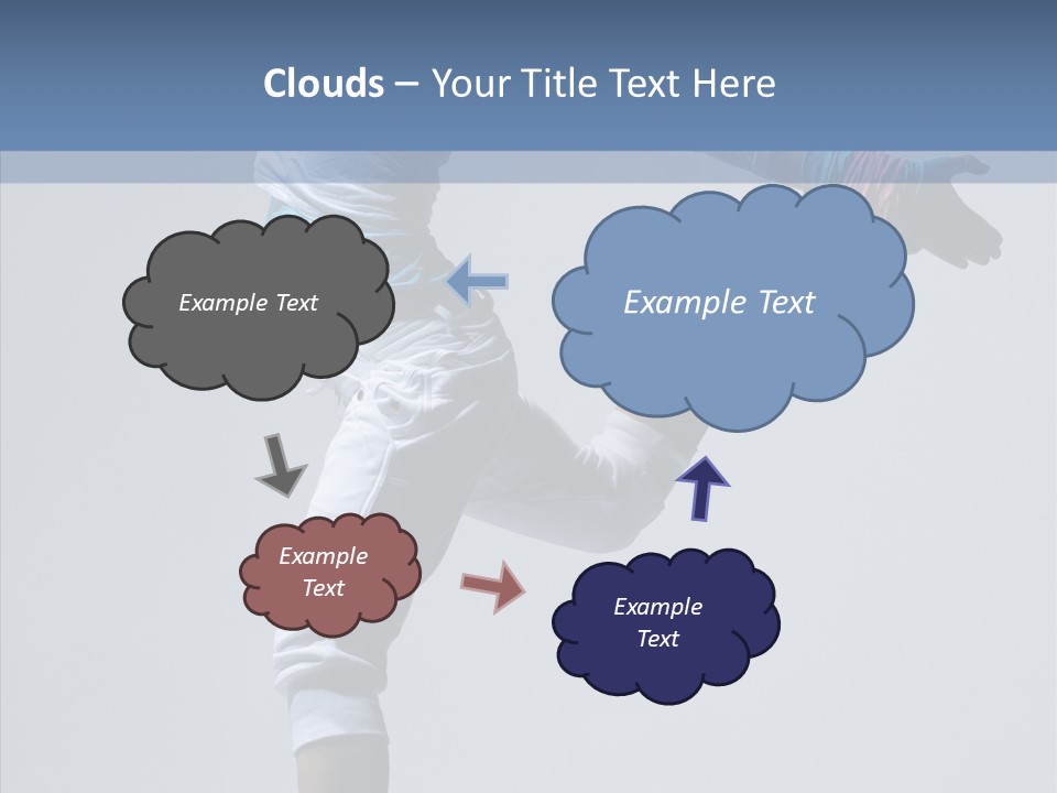 Cool Pose Fitness PowerPoint Template