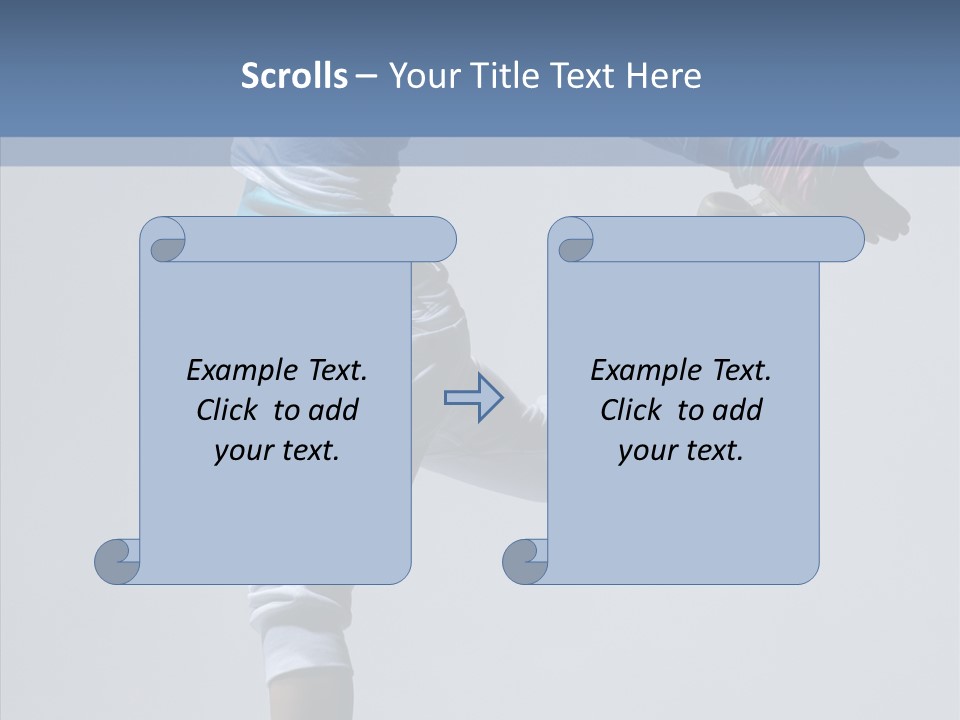 Cool Pose Fitness PowerPoint Template
