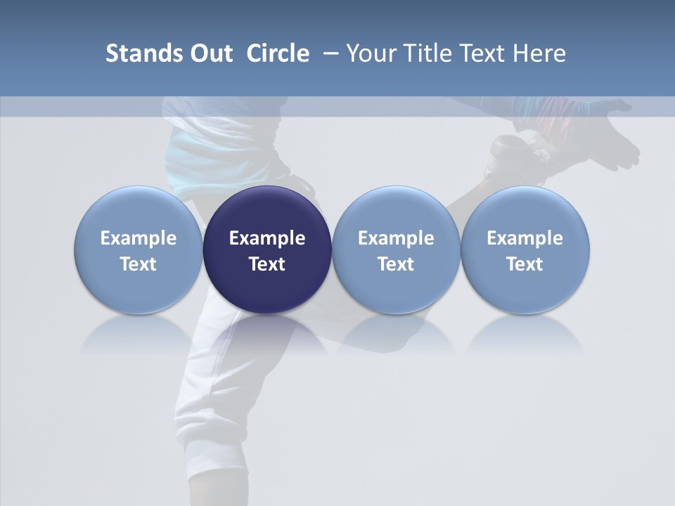 Cool Pose Fitness PowerPoint Template