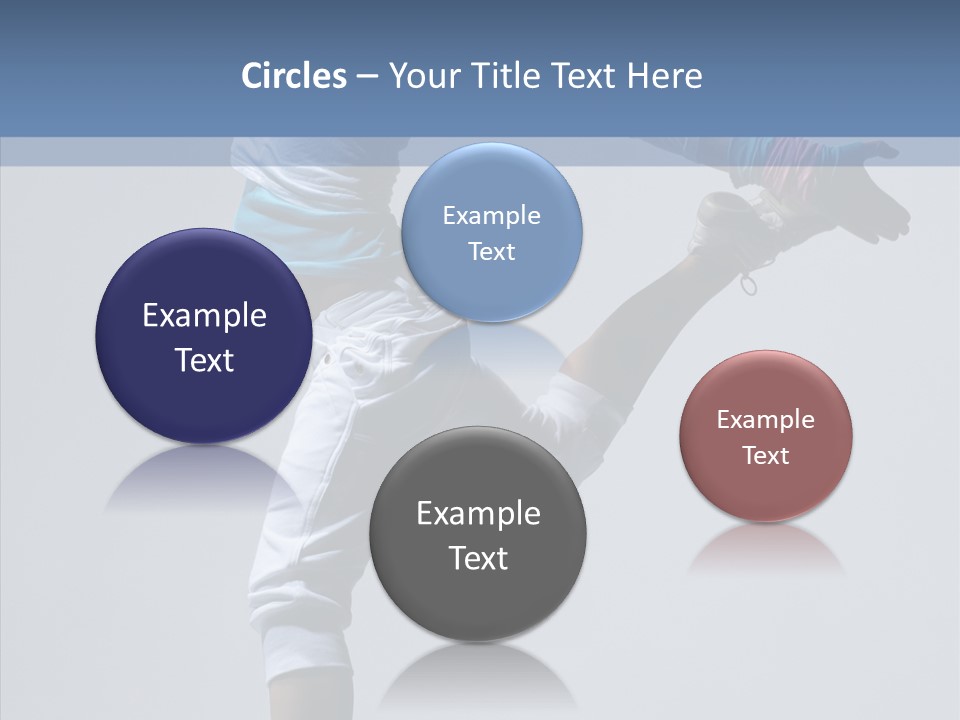 Cool Pose Fitness PowerPoint Template