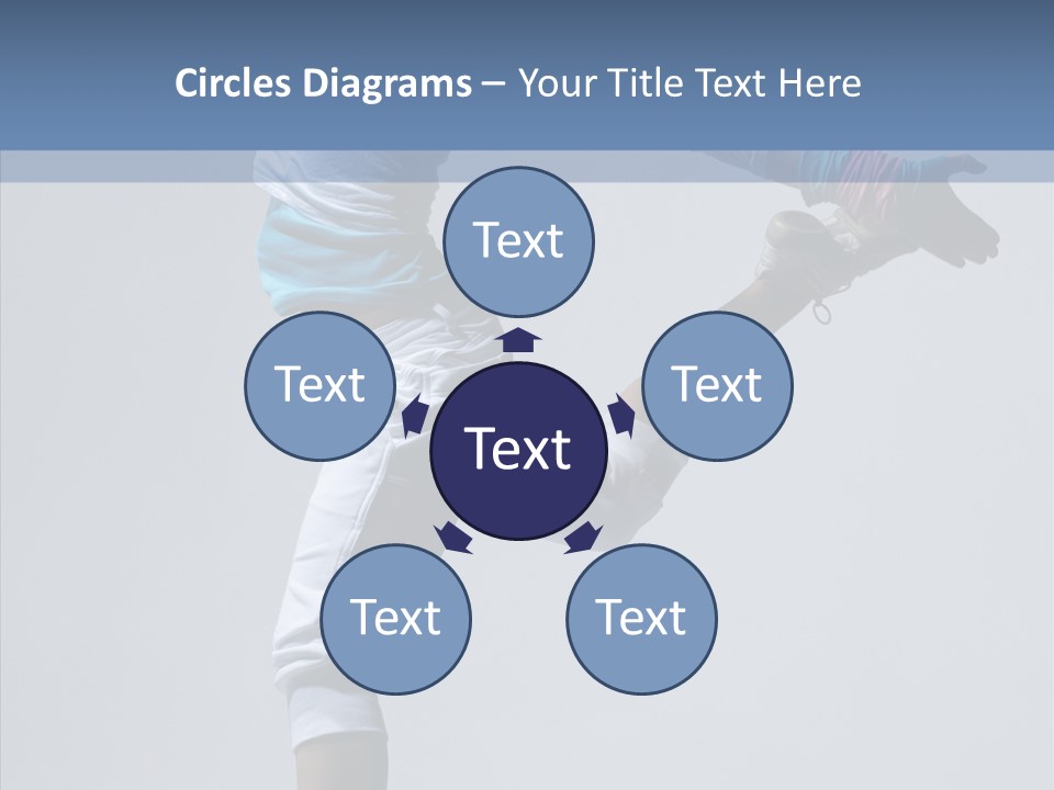 Cool Pose Fitness PowerPoint Template