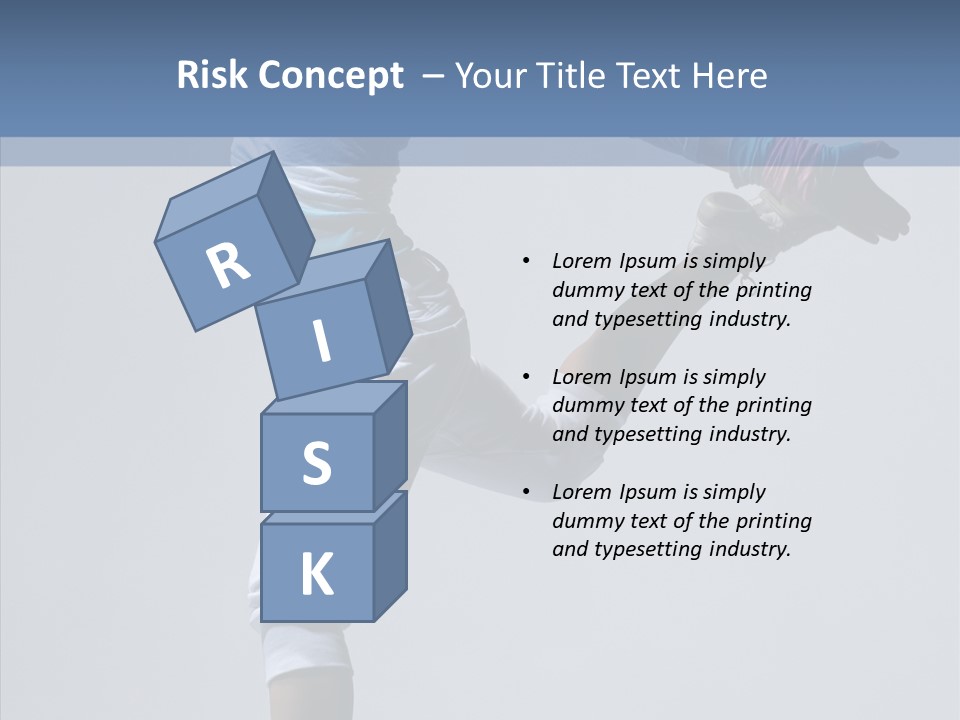 Cool Pose Fitness PowerPoint Template