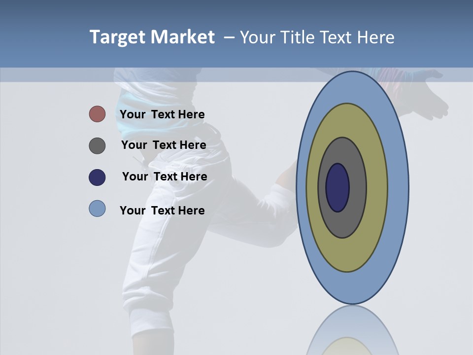 Cool Pose Fitness PowerPoint Template