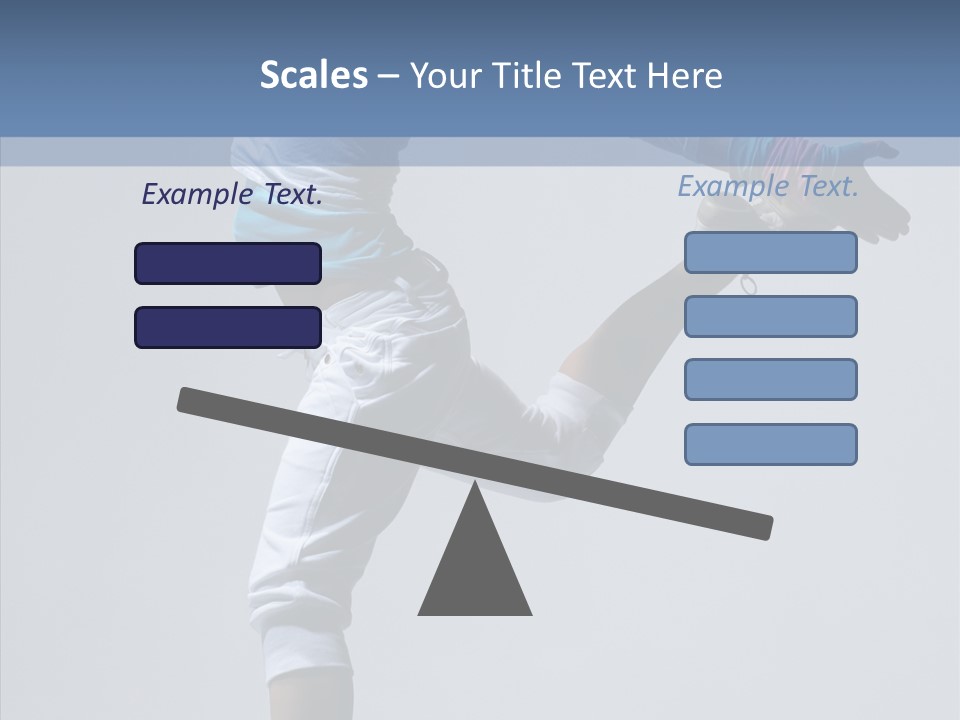 Cool Pose Fitness PowerPoint Template