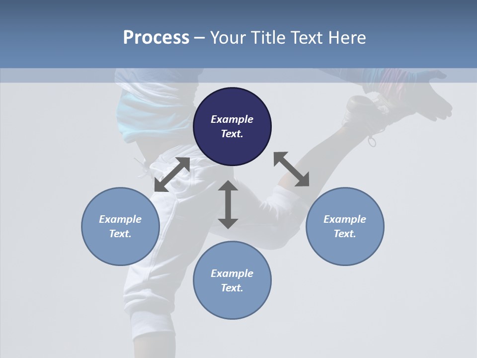 Cool Pose Fitness PowerPoint Template
