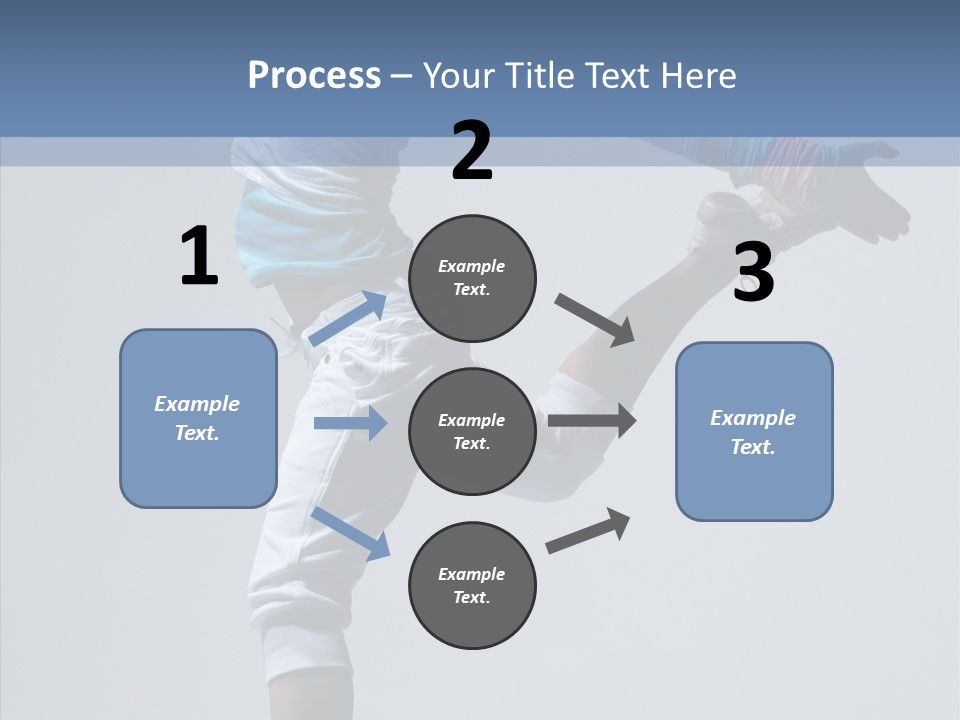 Cool Pose Fitness PowerPoint Template