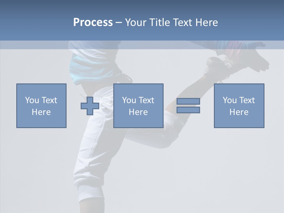 Cool Pose Fitness PowerPoint Template