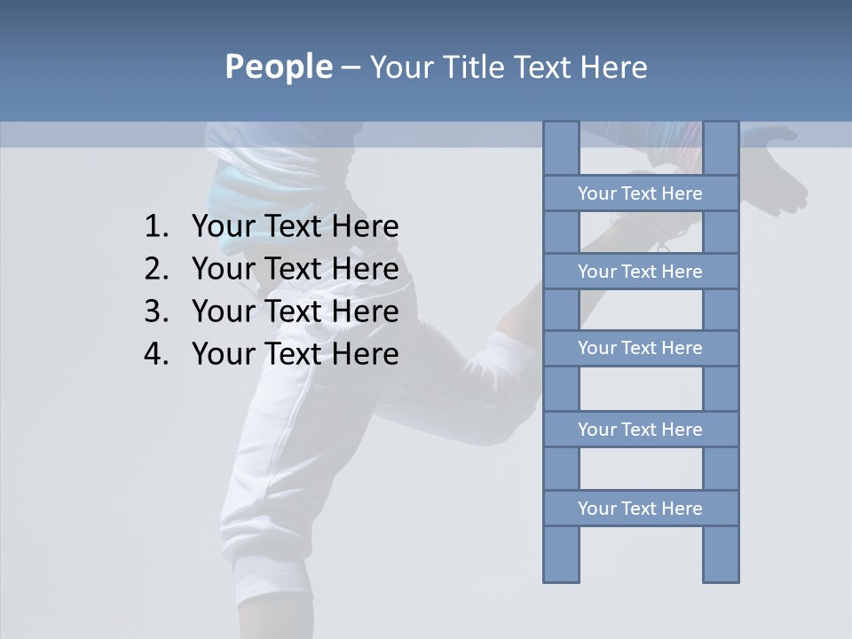 Cool Pose Fitness PowerPoint Template