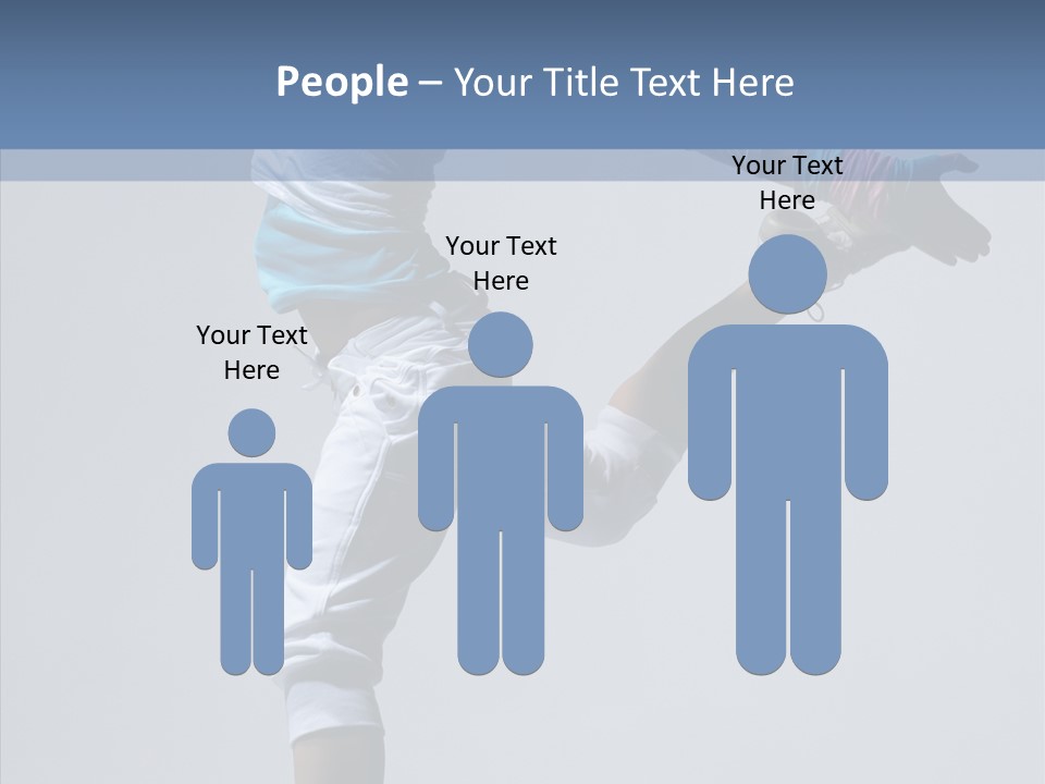 Cool Pose Fitness PowerPoint Template