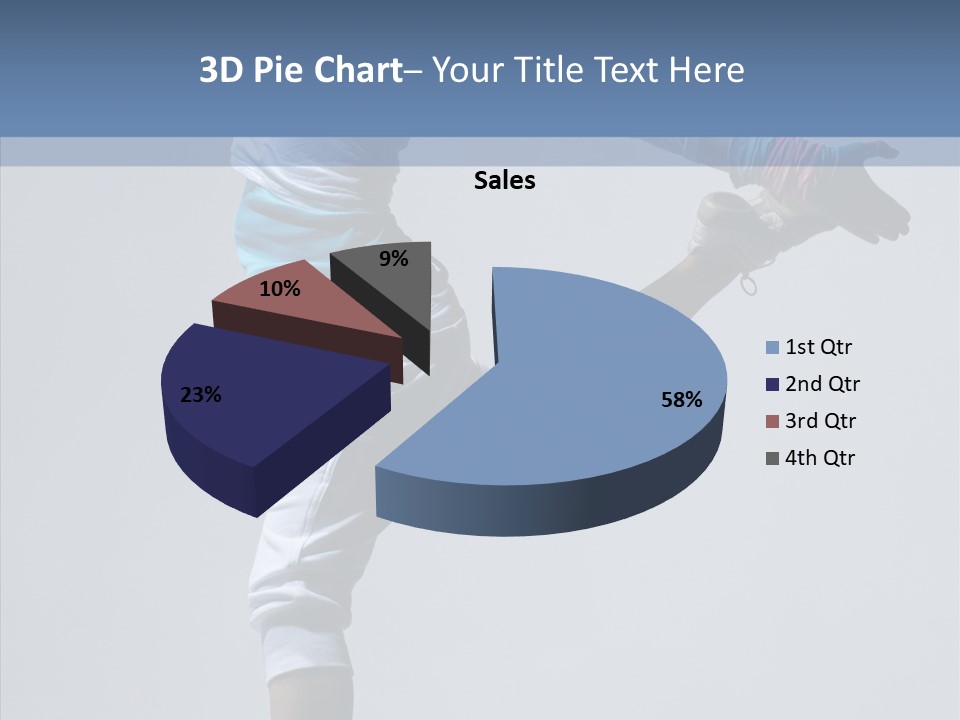 Cool Pose Fitness PowerPoint Template