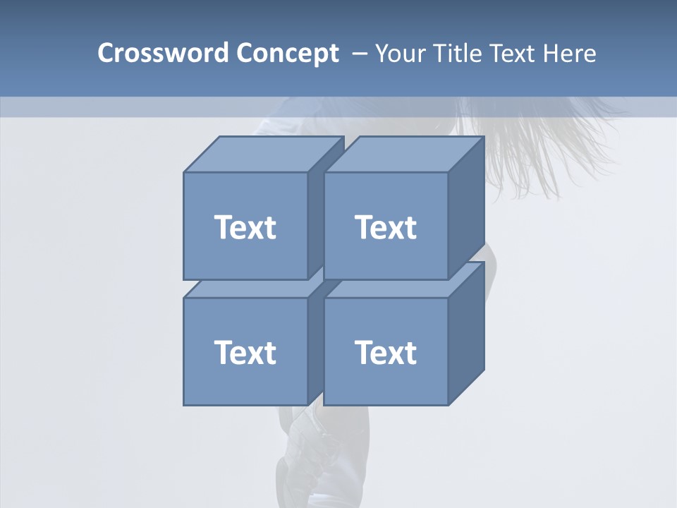 Gymnastic Performer Model PowerPoint Template