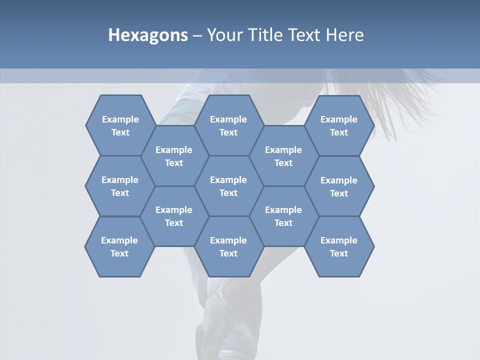 Gymnastic Performer Model PowerPoint Template